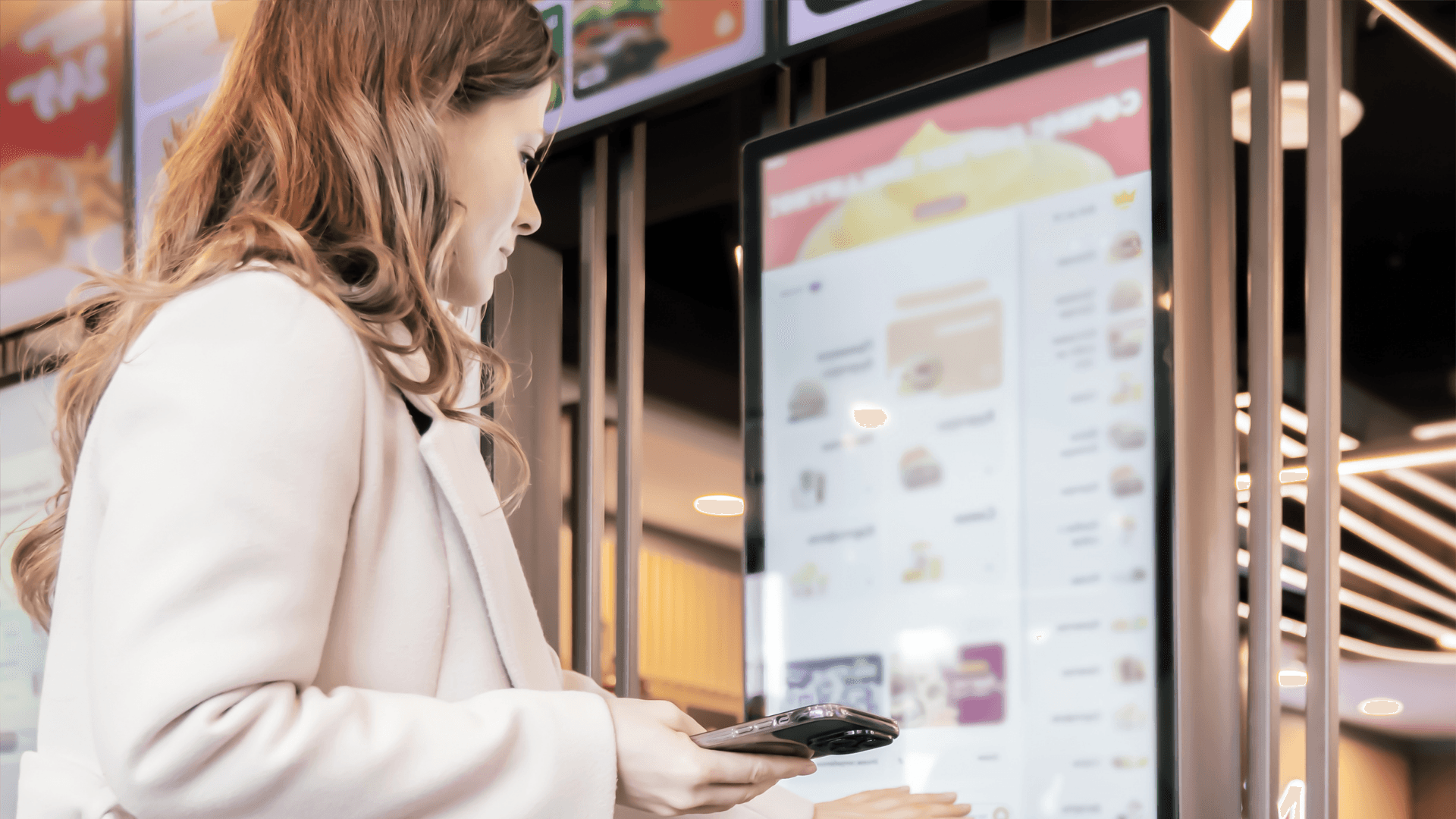 Lamha · Retail Discovery Kiosk with Illuminated Arch (SKY-04)