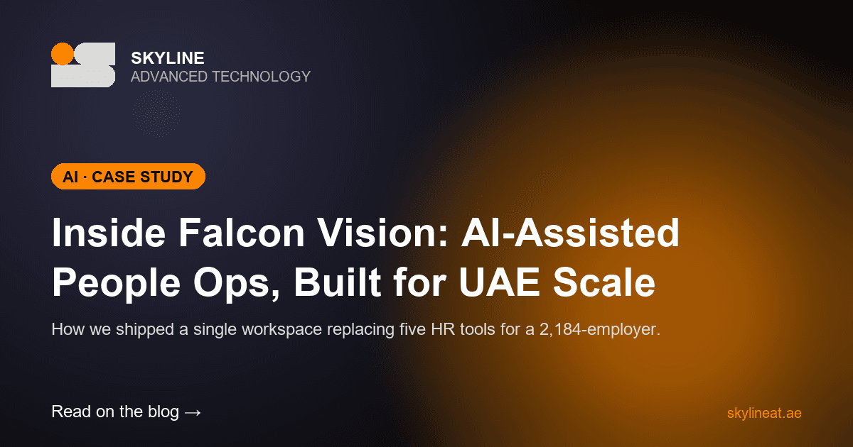Inside Falcon Vision: AI-Assisted People Ops for a 2,184-Employee UAE Workplace