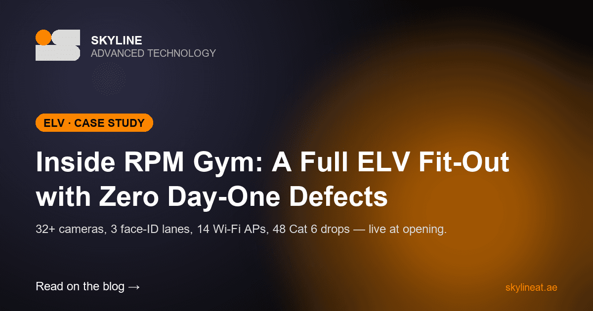 Inside RPM Gym: A Two-Floor ELV Fit-Out Delivered with Zero Day-One Defects