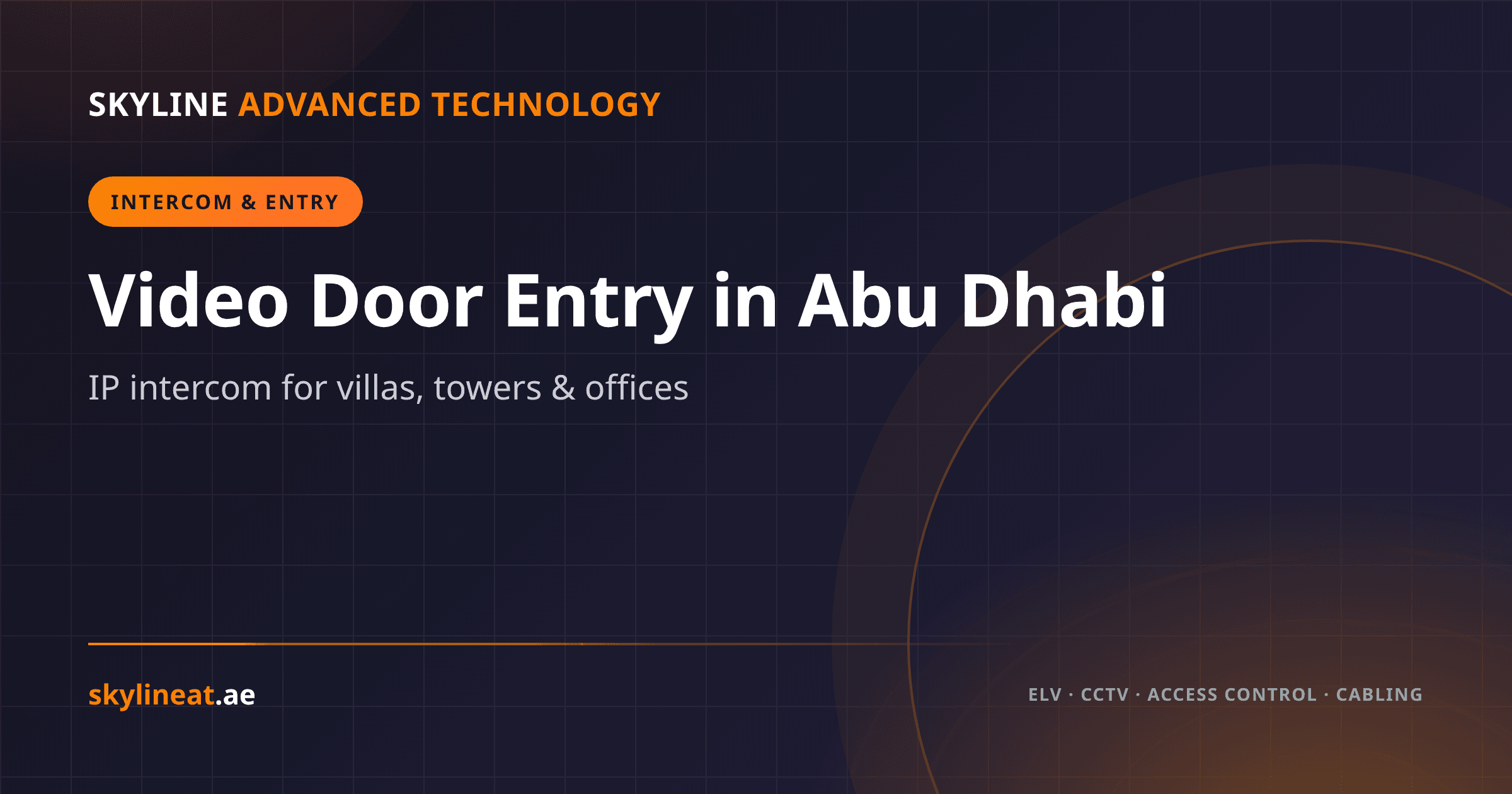 Intercom & Video Door Entry Systems in Abu Dhabi (2026 Guide)