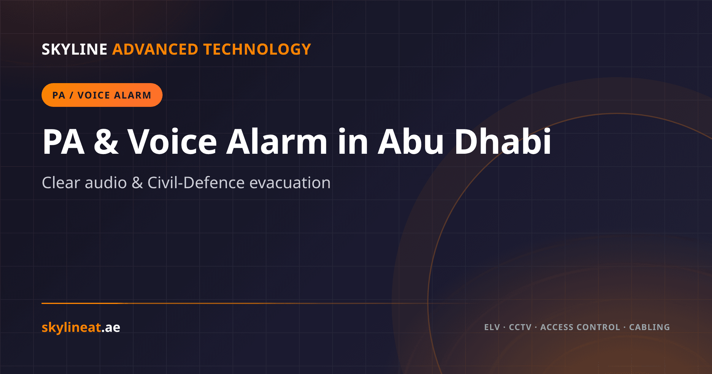 Public Address & Voice Alarm (PA/VA) Systems in Abu Dhabi (2026)